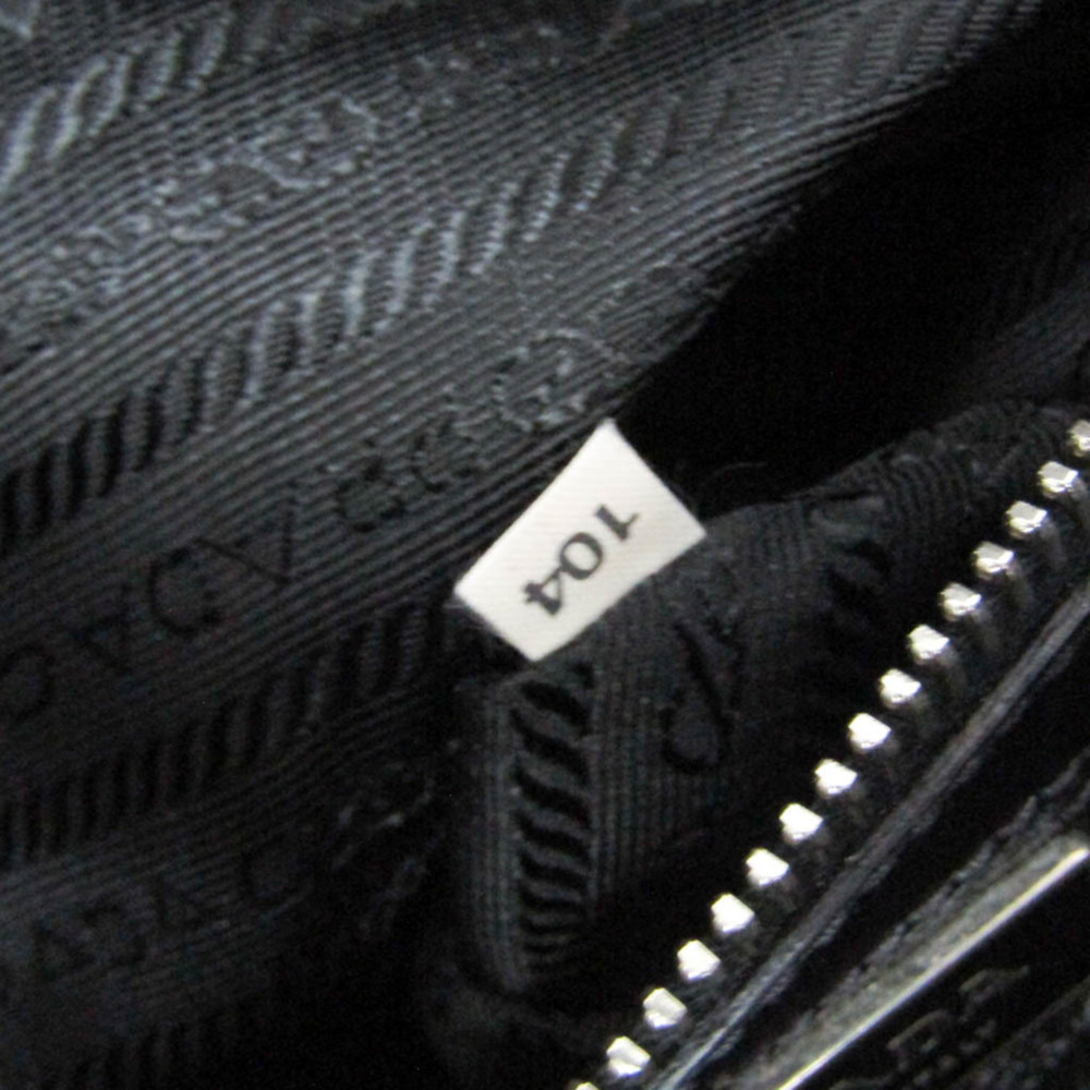 Prada Tessuto + Vitel BR3411 Women's Nylon,Leather Tote Bag Black - Picture 16 of 16
